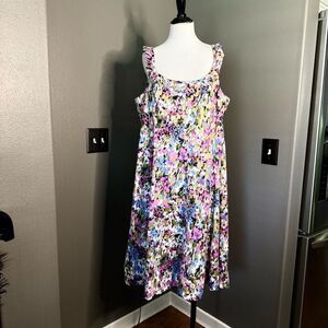 Nine West Multicolor Floral Kids Dress